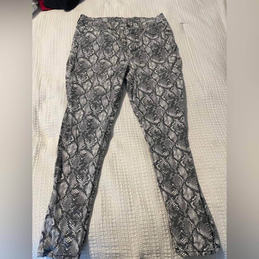 7 For All Mankind Snakeskin jeans